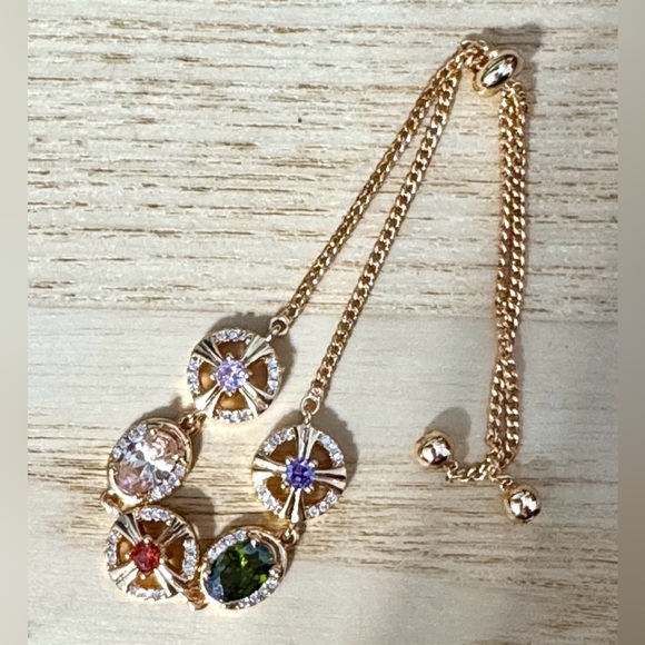 Pretty Bird Jewelry Jewelry - Rose Gold Gemstone Bracelet Rose Gold-Plated Bracelet